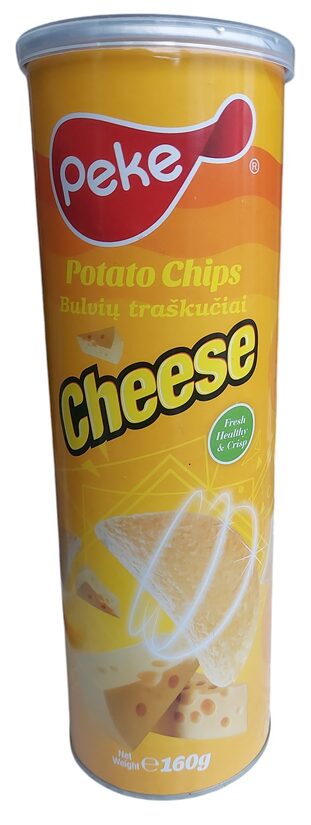 Peke Cheese kartupeļu čipsi ar siera garšu 160 g